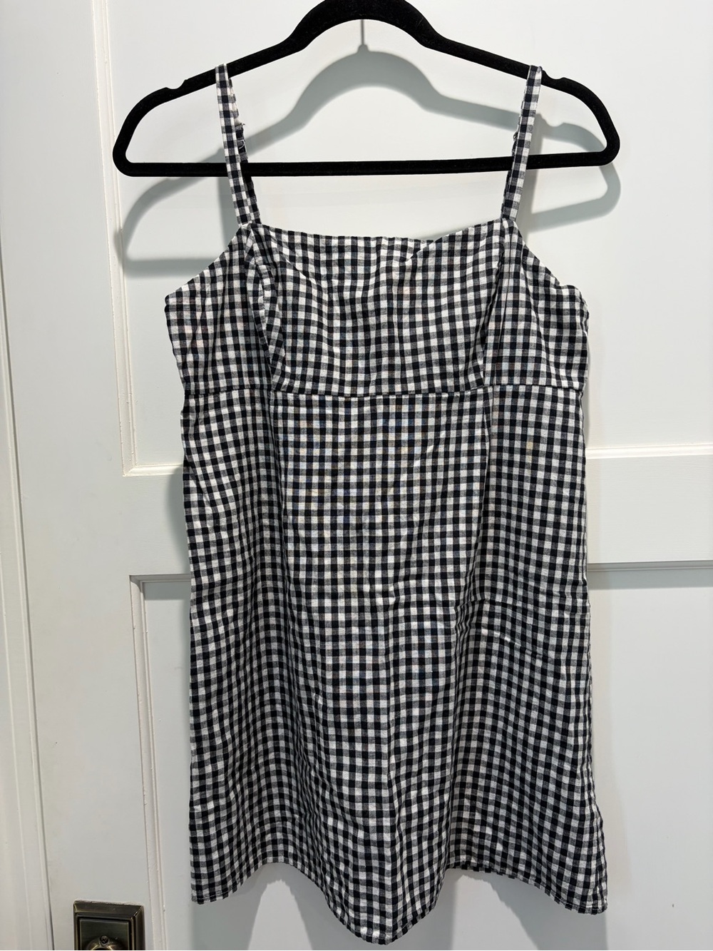 Cooperative Black and White Gingham Top